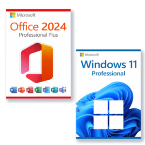 Microsoft Office 2024 Professional Plus + Microsoft Windows 11 Professional license for 3 devices