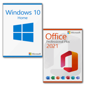 Microsoft Windows 10 Home + Microsoft Office 2021 Professional Plus