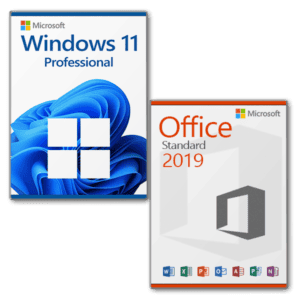 Microsoft Windows 11 Pro + Microsoft Office 2019 Standard license for 3 devices
