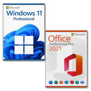 Microsoft Windows 11 Pro + Microsoft Office 2021 Professional Plus license for 3 devices