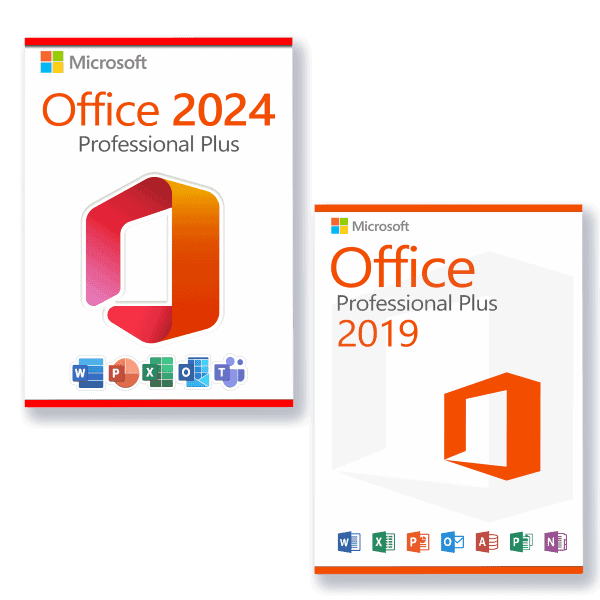 Microsoft Office 2024 Pro Plus + Microsoft Office 2019 Pro Plus license for 3 devices