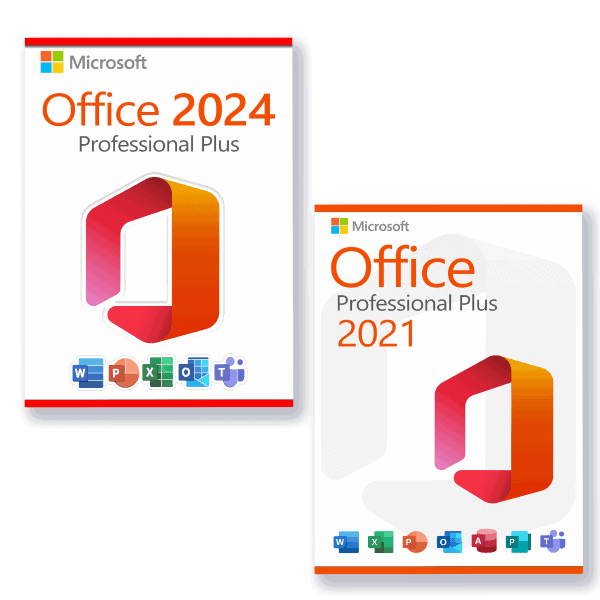 Microsoft Office 2024 Pro Plus + Microsoft Office 2021 Pro Plus license for 3 devices